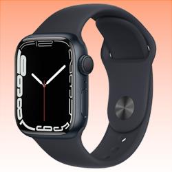 New Apple Watch Series 7 Aluminium GPS MKN53 45mm Midnight (FREE INSURANCE + 1 YEAR AUSTRALIAN WARRANTY)