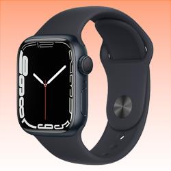 New Apple Watch Series 7 Aluminium GPS MKND3 41mm Midnight (FREE INSURANCE + 1 YEAR AUSTRALIAN WARRANTY)