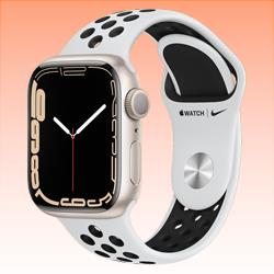 New Apple Watch Series 7 Aluminium GPS MKNK3 41mm Starlight (FREE INSURANCE + 1 YEAR AUSTRALIAN WARRANTY)