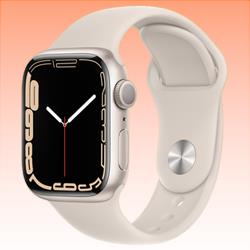 New Apple Watch Series 7 Aluminium GPS MKNP3 45mm Starlight (FREE INSURANCE + 1 YEAR AUSTRALIAN WARRANTY)