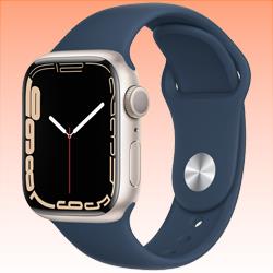 New Apple Watch Series 7 Aluminium GPS+Cellular MKL93 41mm Starlight (FREE INSURANCE + 1 YEAR AUSTRALIAN WARRANTY)