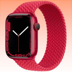 New Apple Watch Series 7 Aluminium GPS+Cellular MKM83 45mm Product Red (FREE INSURANCE + 1 YEAR AUSTRALIAN WARRANTY)