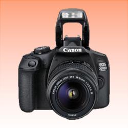 New Canon EOS 2000D Kit EF-S 18-55mm f/3.5-5.6 DC III Digital SLR Camera Black (1 Year Warranty)
