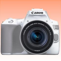 New Canon EOS 200D II 24.2MP Kit (18-55mm) Digital Camera White (FREE INSURANCE + 1 YEAR AUSTRALIAN WARRANTY)