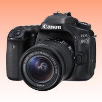New Canon EOS 80D 24.2MP Kit (18-55mm) Digital Cameras (1 Year Warranty)