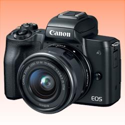 New Canon EOS M50 Kit (15-45mm) Digital Cameras Black (1 Year Warranty)
