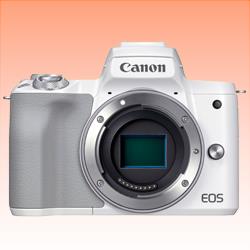 New Canon EOS M50 Mark II Mirrorless Digital Camera Body Only White (1 Year Warranty)