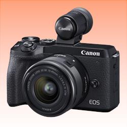 New Canon EOS M6 MK II Kit 15-45 With DC2 Digital Camera Black (FREE INSURANCE + 1 YEAR AUSTRALIAN WARRANTY)