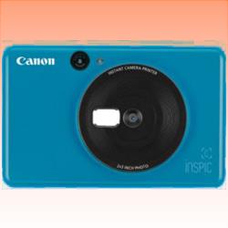 New Canon iNSPIC C Instant Camera Blue (1 Year Warranty)