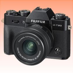 New Fujifilm X-T20 Mirrorless 24MP (15-45mm) Digital Camera Black (FREE INSURANCE + 1 YEAR AUSTRALIAN WARRANTY)