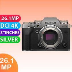 New Fujifilm X-T4 Mirrorless Camera Body Silver (FREE INSURANCE + 1 YEAR AUSTRALIAN WARRANTY)