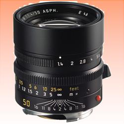 New Leica Summilux-M 50mm f/1.4 ASPH Lens Black (1 Year Warranty)