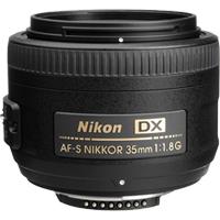 New Nikon AF-S DX NIKKOR 35mm f/1.8G Lens (1 Year Warranty)