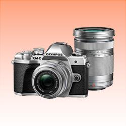 New Olympus E-M10 III TwinKit (14-42 EZ)(40-150) Digital Cameras Silver (1 Year Warranty)