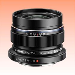 New Olympus M.Zuiko DigitalED 12mm f2.0 Lens Black (1 Year Warranty)