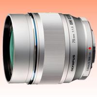New Olympus M.Zuiko DigitalED 75mm F1.8 Lens Silver (1 Year Warranty)