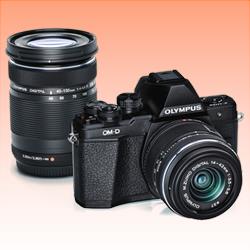 New Olympus OM-D E-M10 Mark II Twin Kit (14-42 EZ) (40-150mm) Digital Cameras Black (FREE INSURANCE + 1 YEAR AUSTRALIAN WARRANTY