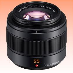 New Panasonic Leica DG Summilux 25mm f/1.4 II ASPH. Lens (1 Year Warranty)