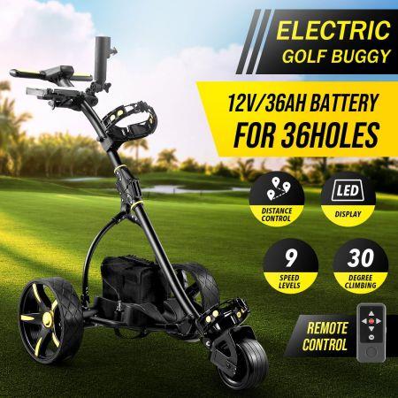 New Remote Control Golf Trolley Twin Motor Electric Foldable Golf Buggy Cart