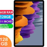 New Samsung Galaxy Tab S7 T870 128GB 6GB RAM Wifi Tablet Mystic Bronze (1 Year Warranty)