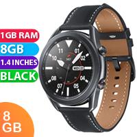 New Samsung Galaxy Watch 3 Stainless Steel 45mm R840 Mystic Black (1 Year Warranty)
