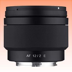 New Samyang 12mm f/2.0 AF Compact Ultra-Wide Angle Lens for Sony E-Mount (1 Year Warranty)