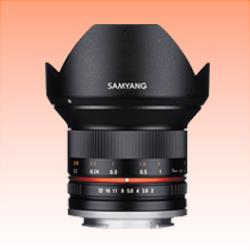 New Samyang 12mm f/2.0 NCS CS Black Lens For Canon M (1 Year Warranty)