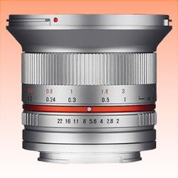 New Samyang 12mm f/2.0 NCS CS Silver Lens for Sony E (1 Year Warranty)