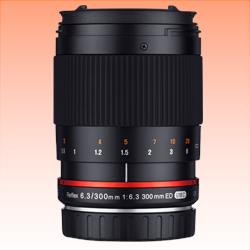 New Samyang 300mm F/6.3 Mirror Lens Black for Canon M (1 Year Warranty)
