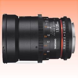 New Samyang 35mm T1.5 AS UMC VDSLR MK II for Nikon (1 Year Warranty)