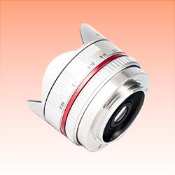New Samyang 7.5mm T3.8 Cine UMC Fish-eye Silver lens for M4/3 (1 Year Warranty)