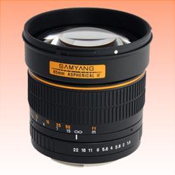 New Samyang 85mm f/1.4 Aspherical IF (Sony) (1 Year Warranty)