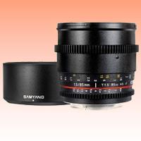 New Samyang 85mm T1.5 AS IF UMC VDSLR II Lens for Sony (A-Mount) (1 Year Warranty)