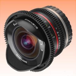 New Samyang 8mm T3.1 V-DSLR UMC Fish-eye II Lens For Sony E-mount (1 Year Warranty)