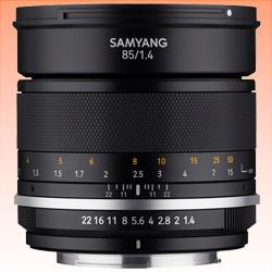 New Samyang MF 85mm f/1.4 MK2 Lens for Sony E (1 Year Warranty)