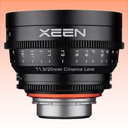 New Samyang Xeen 20mm T1.9 Lens with Sony E Mount (1 Year Warranty)