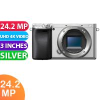 New Sony Alpha A6400 Body Digital SLR Cameras Silver (1 Year Warranty)