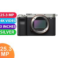 New Sony Alpha A7C Mirorless Digital SLR Camera Body Silver (1 Year Warranty)