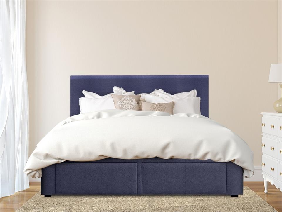 New york custom storage bed frame with choice of storage base