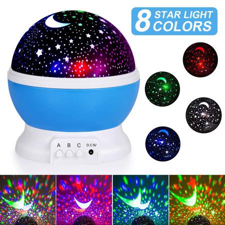 Night Light for Kids, Moon Star Projector  for Baby Kids Women, Christmas Party Bedroom Decoration