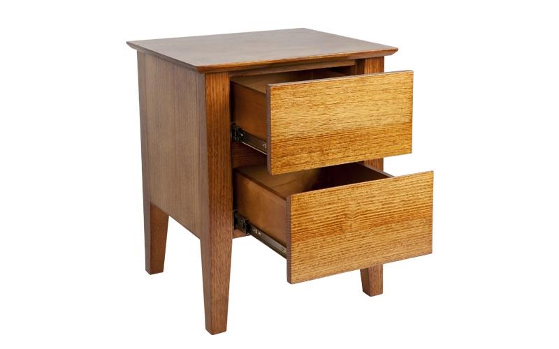 Nirvana custom timber 2 drawer bedside