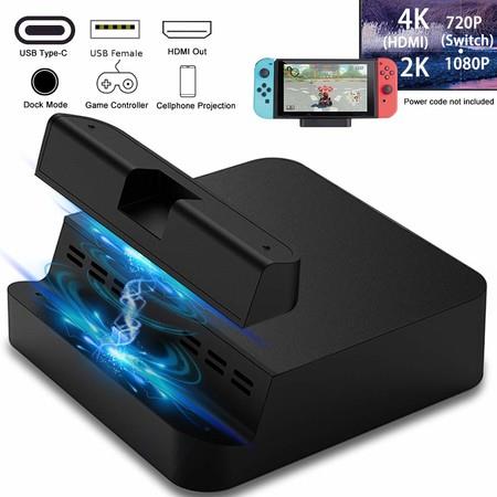 Nitendo Switch Console HDMI TV Convert Stand HDMI with Extra USB 3.0 Port (Upgraded Version)