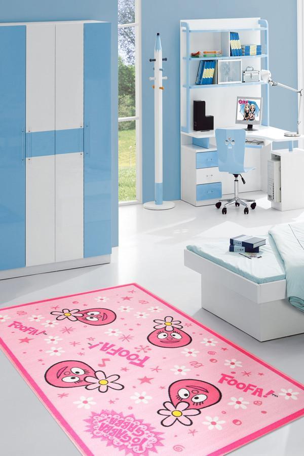 Non Slip Yo Gabba Gabba Foofa Rug 150x100cm