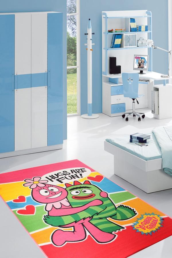 Non Slip Yo Gabba Gabba Hugs Rug 150x100cm