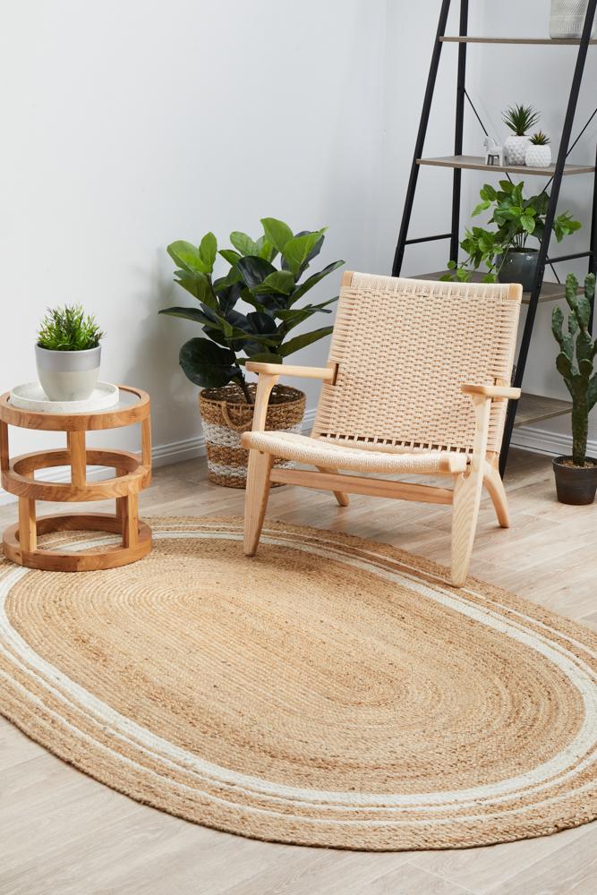 Noosa 111 Natural Oval Rug - 220X150CM