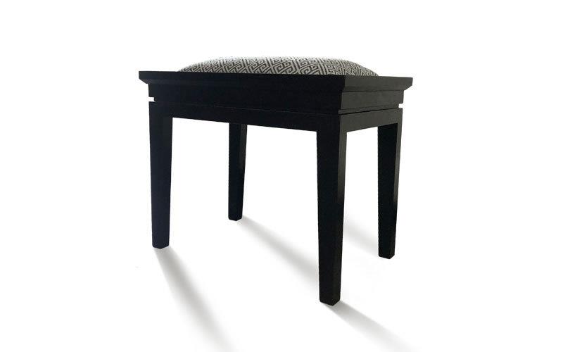 Norway custom timber & upholstered ottoman