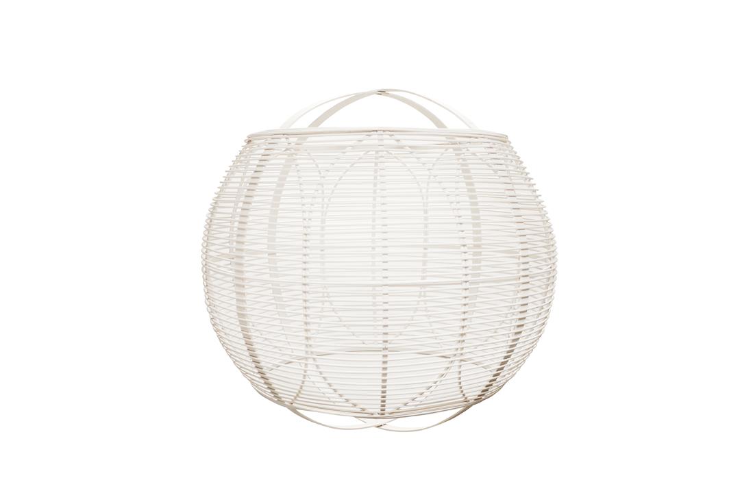 Nubi Rattan Pendant Shade - White
