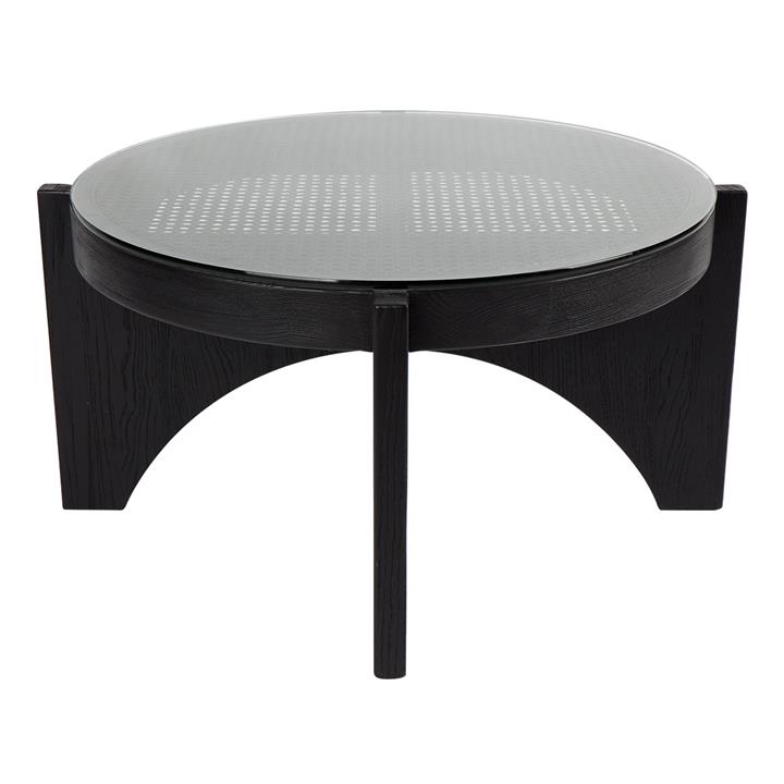 Oasis Rattan Coffee Table - Medium Black