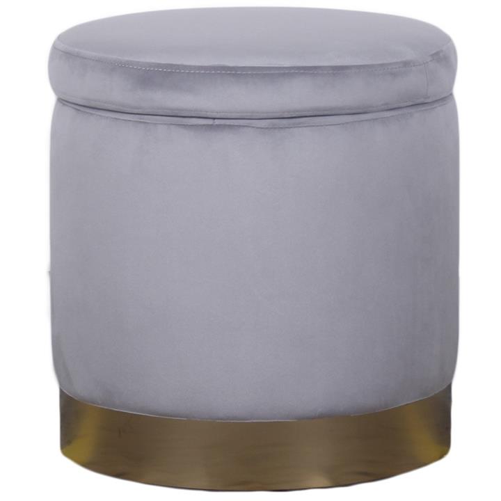 Oban Ottoman Light Grey