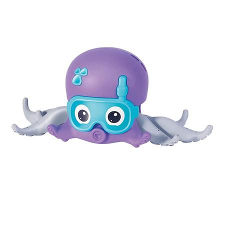 Octopus Bath Toy, Pull String Crawling Octopus for Boys and Girls (Purple)